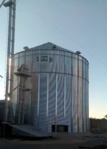 Extension of the drying complex to the grain storage complex of FG "Step" Extension of the drying complex to the grain storage complex of FG "Step"