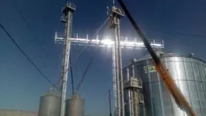 Extension of the drying complex to the grain storage complex of FG "Step" Extension of the drying complex to the grain storage complex of FG "Step"